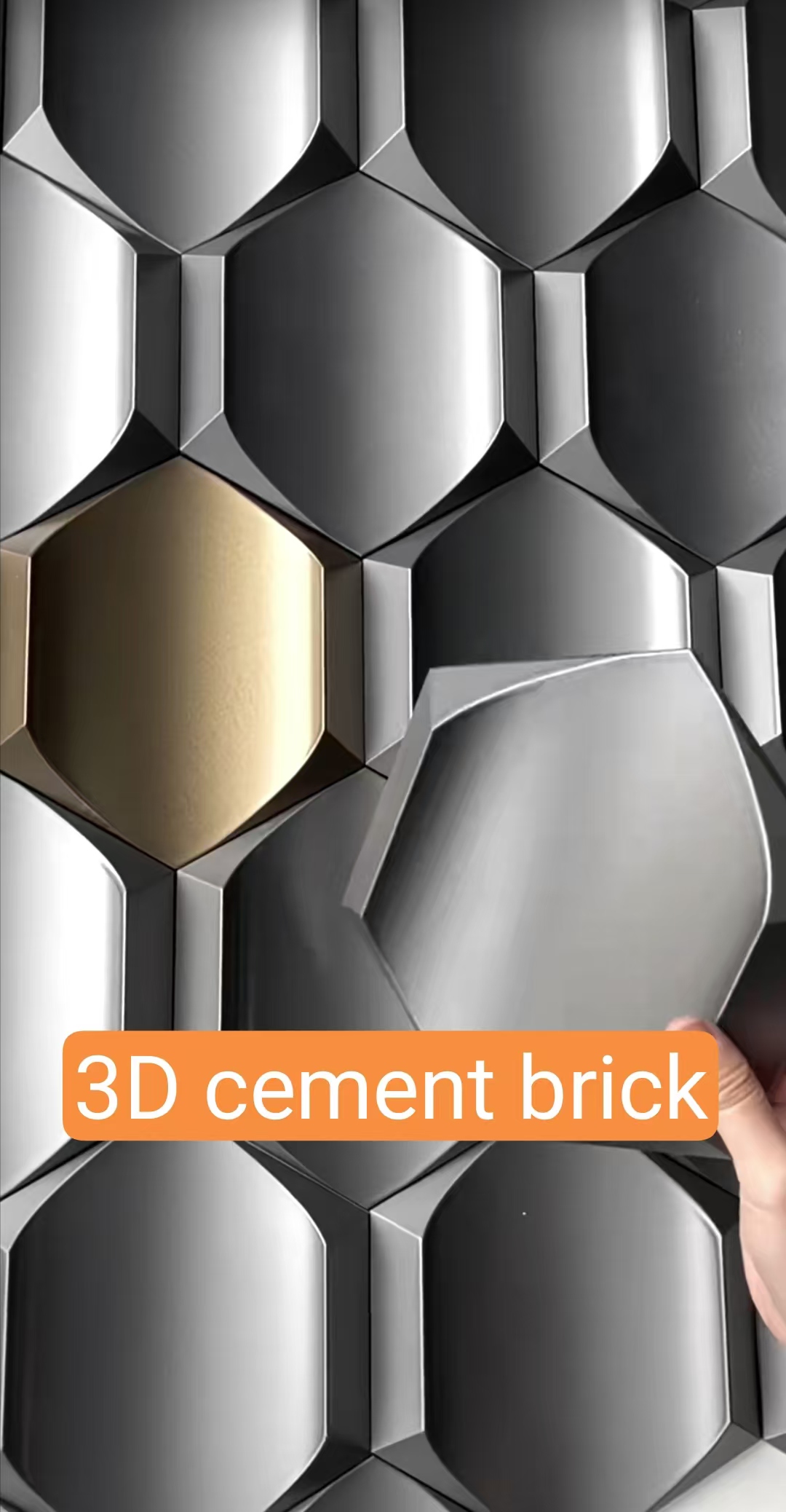 3D cement bricks